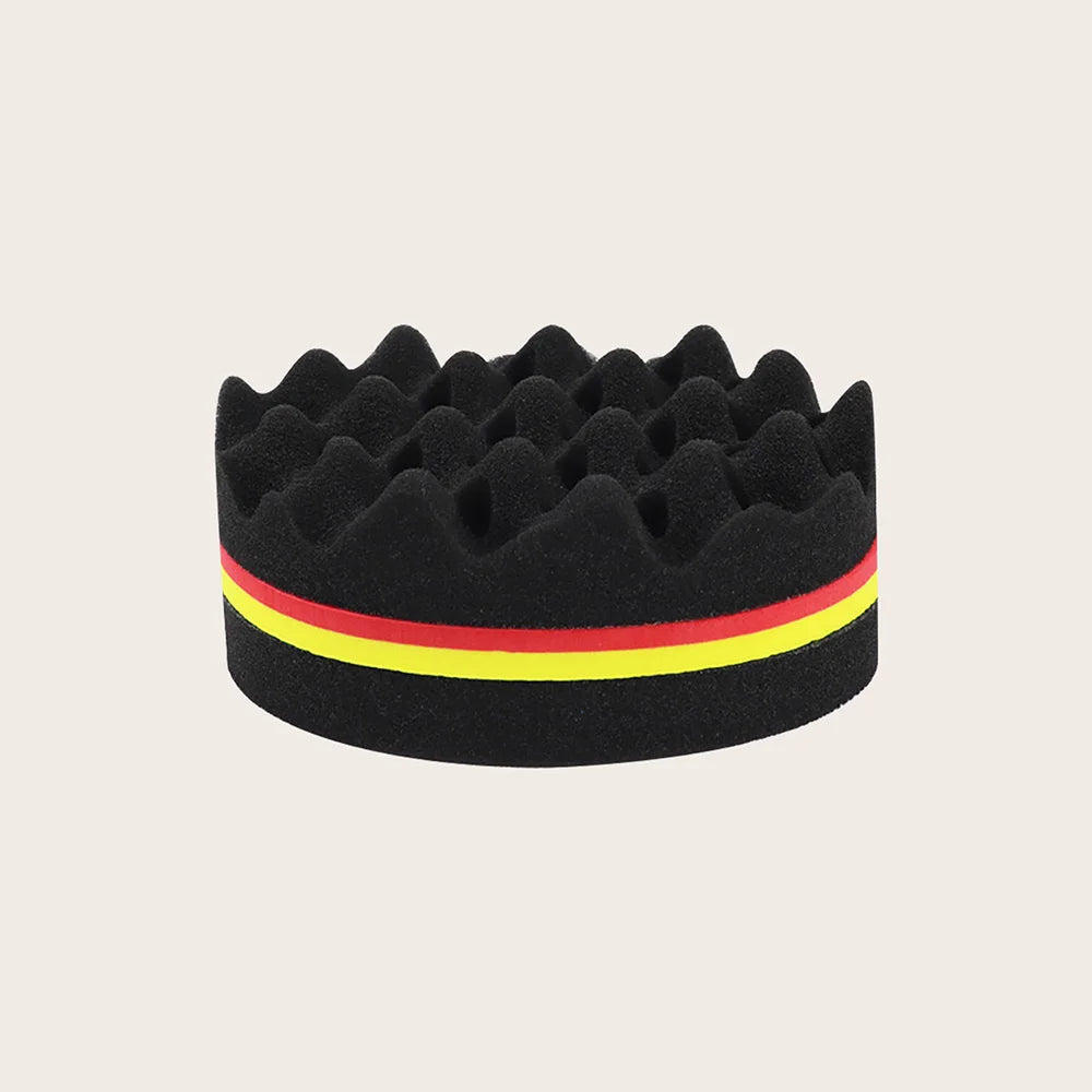 Oval Double-Sided Magic Twisted Hairbrush Sponge Brush For Natural Afro Coil Wave Dre alternate view