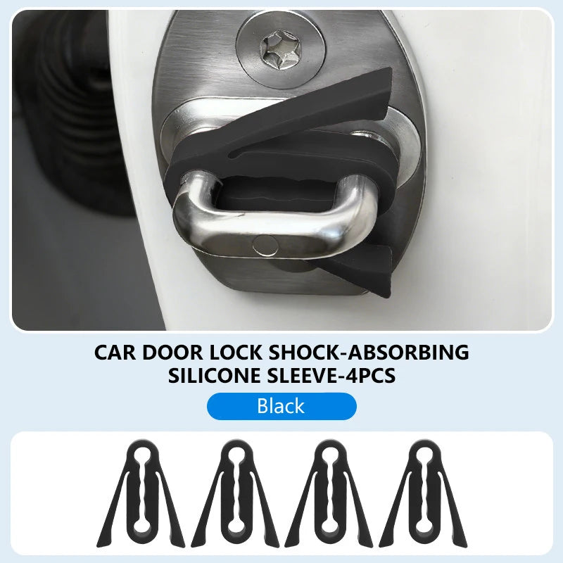 SEAMETAL Car Door Shock Absorber Universal Car Door Buckle Soundproof Deadener Damper alternate view