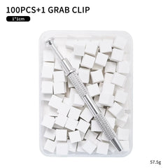 100pcs Gradient Sponge Brush Nail Art Sponge Set for DIY Nail Art Gel Polish Brush Glitter Powder Ma