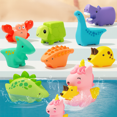 Dinosaur Squirt Bath Toys – Soft Squeeze Water Toys - Onlytenbucks.com