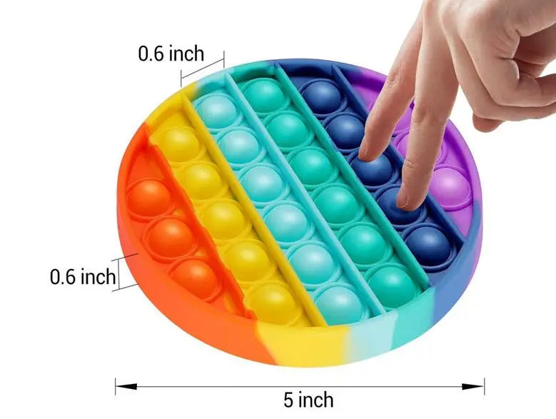 Hot Push Bubble Fidget Toys Sensory Autism Special Needs Stress Reliever Squeeze Decompr detail view