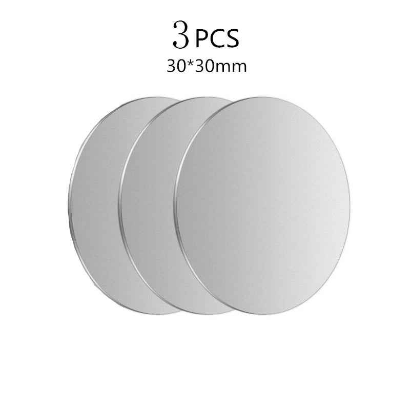1pcs/3pcs/5pcs Metal Plate Sticker Disk Iron Sheet for Magnet Phone Holder for Magn additional angle