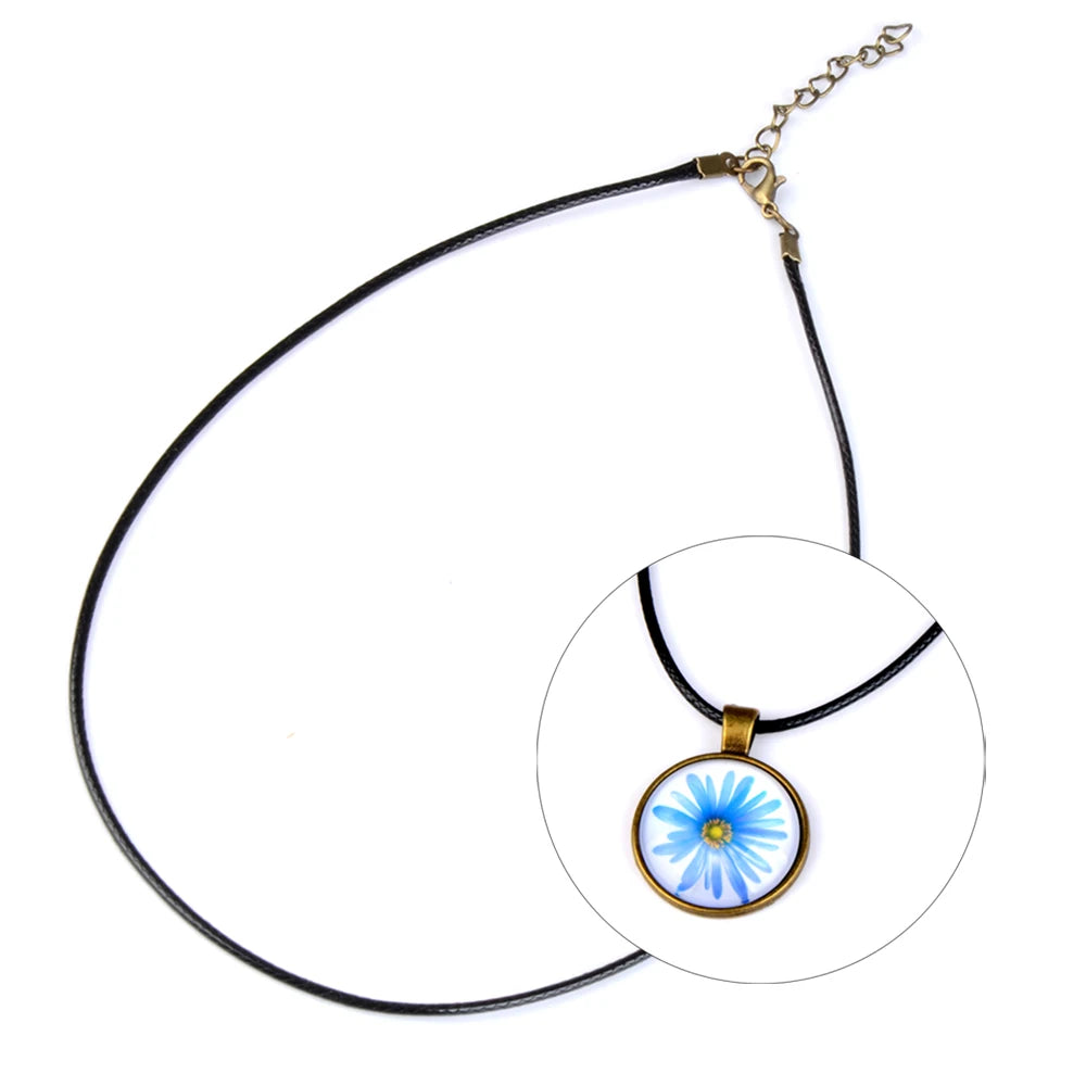 20Pcs/lot 45+5cm Leather String Cord Wax Braided 1.5/2mm Rope Adjustable Chain Lobster Clasp Necklaces Pendant Jewelry Findings
