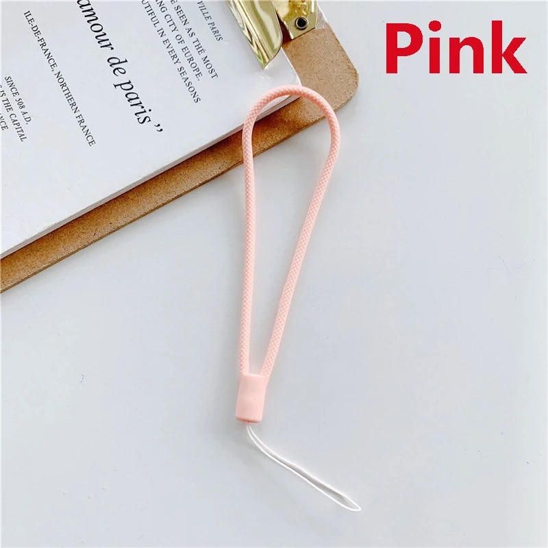 2pcs Silicone rope mobile phone anti losing sling wrist short Cord silicone wrist rop lifestyle view