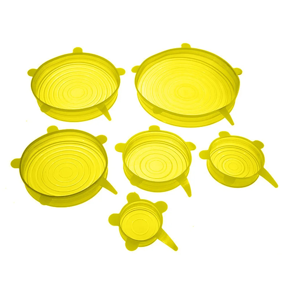 Universal Reusable Silicone Stretch Lids Food Wrap Silicone Cover for Cookware Bowl Pan detail view