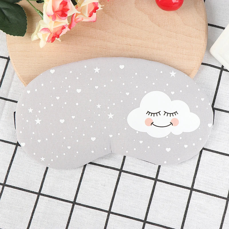 Sleep Mask Eye Cover | Cartoon Travel Sleep Aid lifestyle view