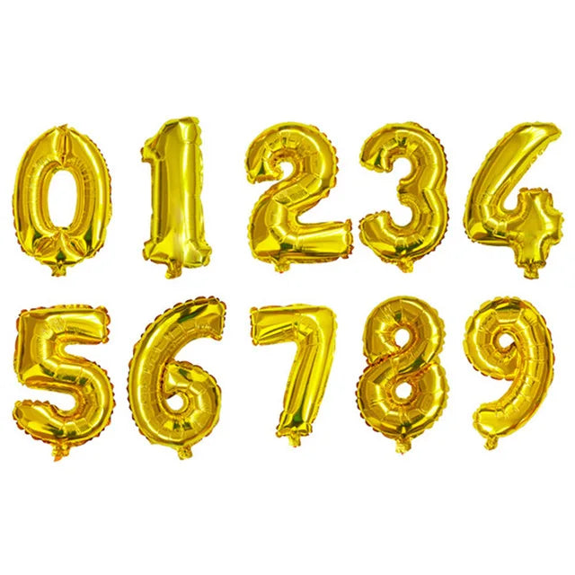 16 32 40 Inch Silver Gold Foil