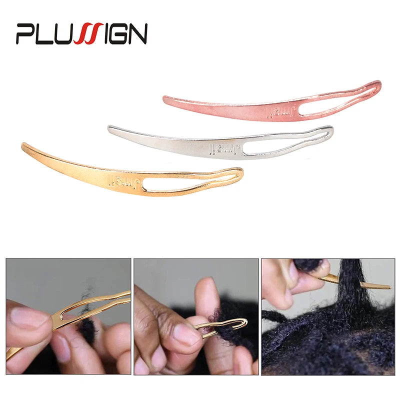 Plussign Dreadlock Needle Hair Extension Tools Crochet Hook For Dreadlocks Interlocki lifestyle view