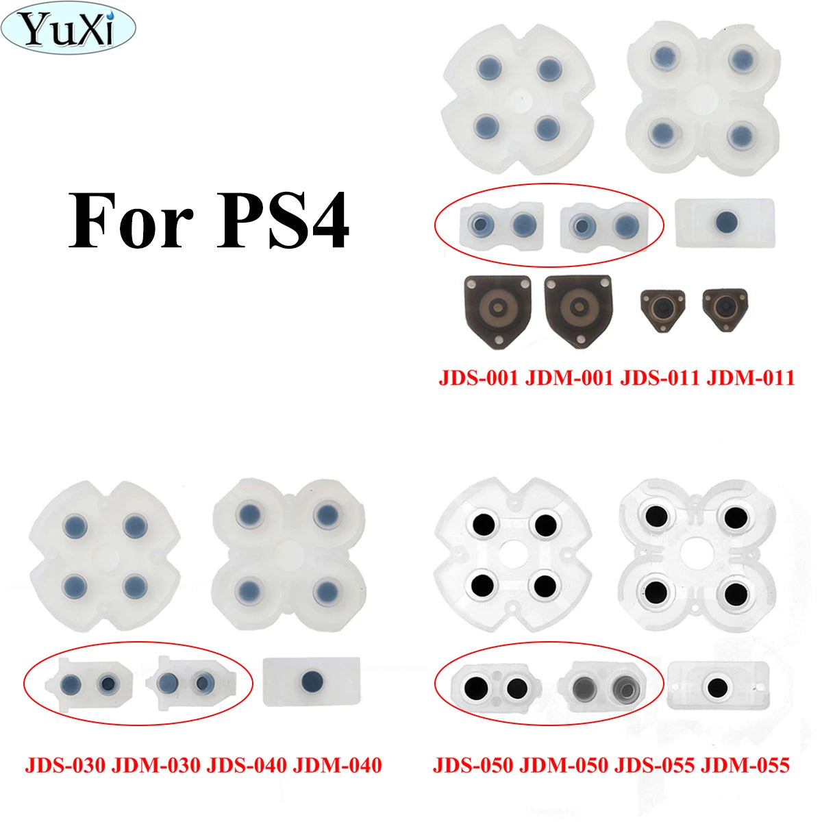 PS4 Controller Mod Kit | Replacement Trigger Buttons and Analog Stick Caps alternate view