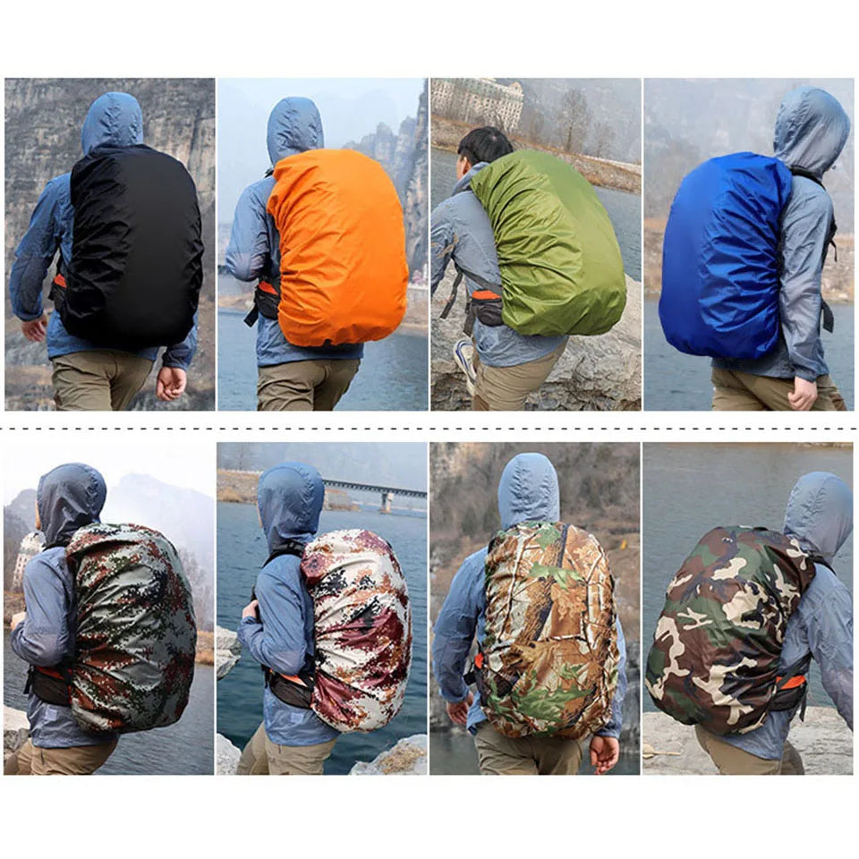Backpack Rain Cover | Waterproof Dustproof Sun-Protected Shield for Outdoor Camping H lifestyle view