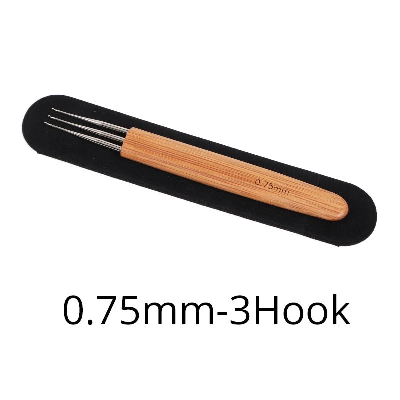 0.5Mm 0.75Mm Dreadlock Needle Crochet Hook For Dread Hair Dreadlocks Accessories Hook alternate view