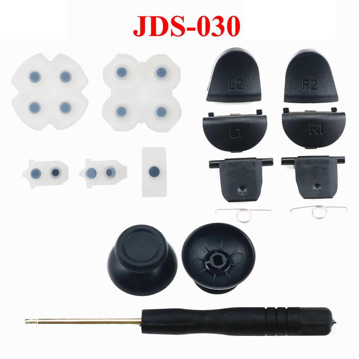 PS4 Trigger Button and Analog Stick Mod Kit | Compatible with JDS JDM 030 040 011 050 alternate view