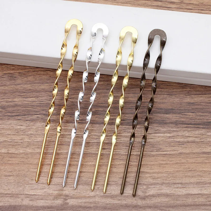 140x2.5mm Big Size Hairpin Jewelry Hair Clip Forks Sticks Barrette for Women Bobby Pi alternate view