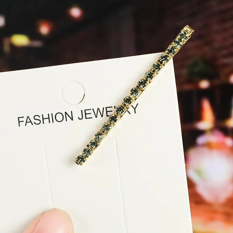 2020 New Elegant Rhinestone Hairpins Women Girls Hair Clips Pin Accessories Hair Ornaments Hairclip Hairgrip Barrettes Headdress