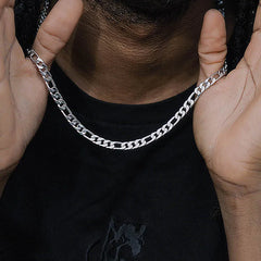 Vnox Figaro Chain for Men Women | Stainless Steel Cuban Link Choker
