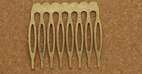 10pcs/lot Rhodium/Bronze Gold Color Bridal Hairpins Hair Combs Accesorio Pelo Alambre for Wedding Hair Pins Charm Accessories