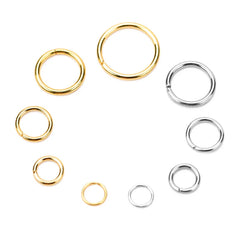 Open Jump Rings 4/5/6/8/10mm Split Rings Connectors Necklace Bracelet Jewelry