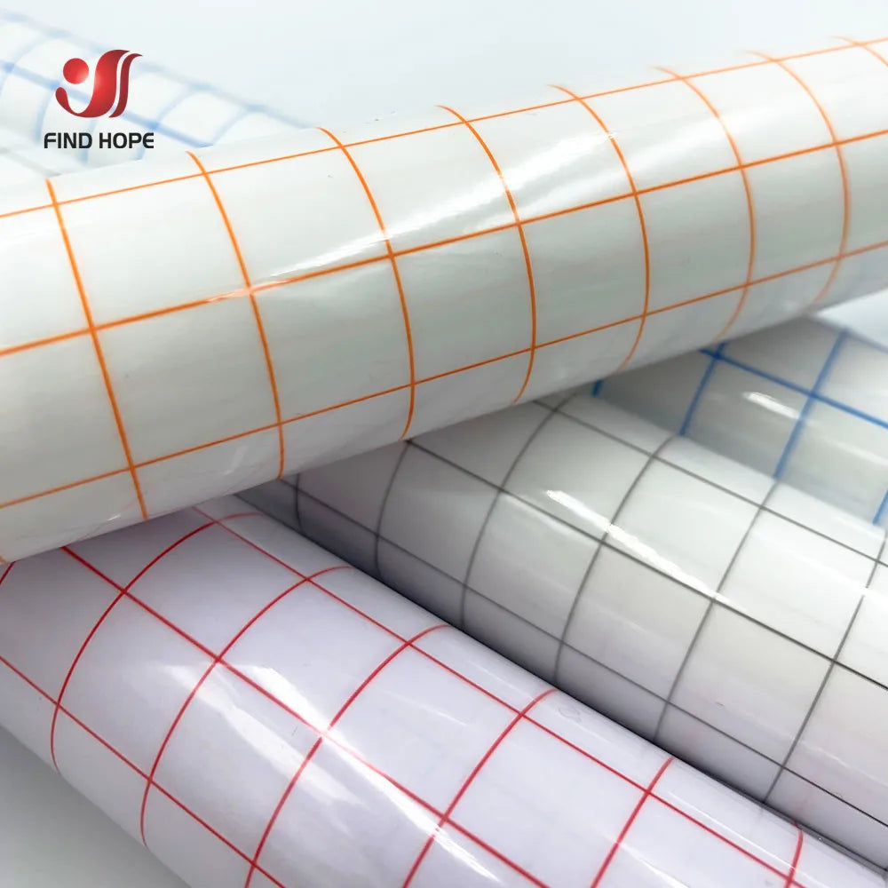 Clear Vinyl Transfer Paper Tape with Alignment Grid | Application Tape for Vinyl De additional angle