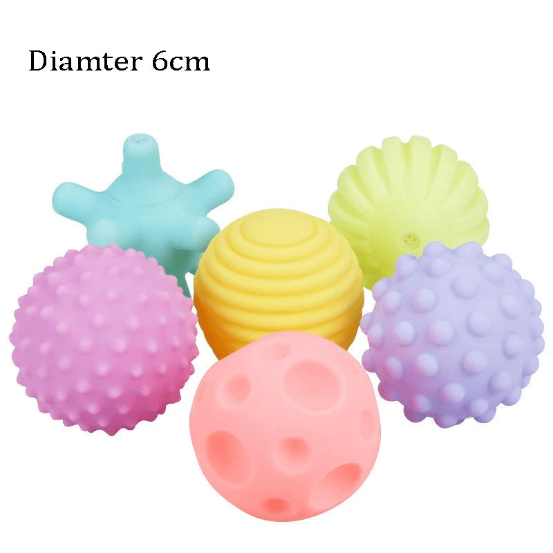 1pcs Diameter 6cm Squeaky Pet Dog Ball Toys for Small Dogs Rubber Chew Puppy Toy Dog alternate view