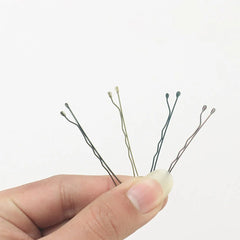 24Pcs/set Hair Clip Ladies Hairpins Girls Hairpin Curly Wavy Grips Hairstyle Hairpins close-up view