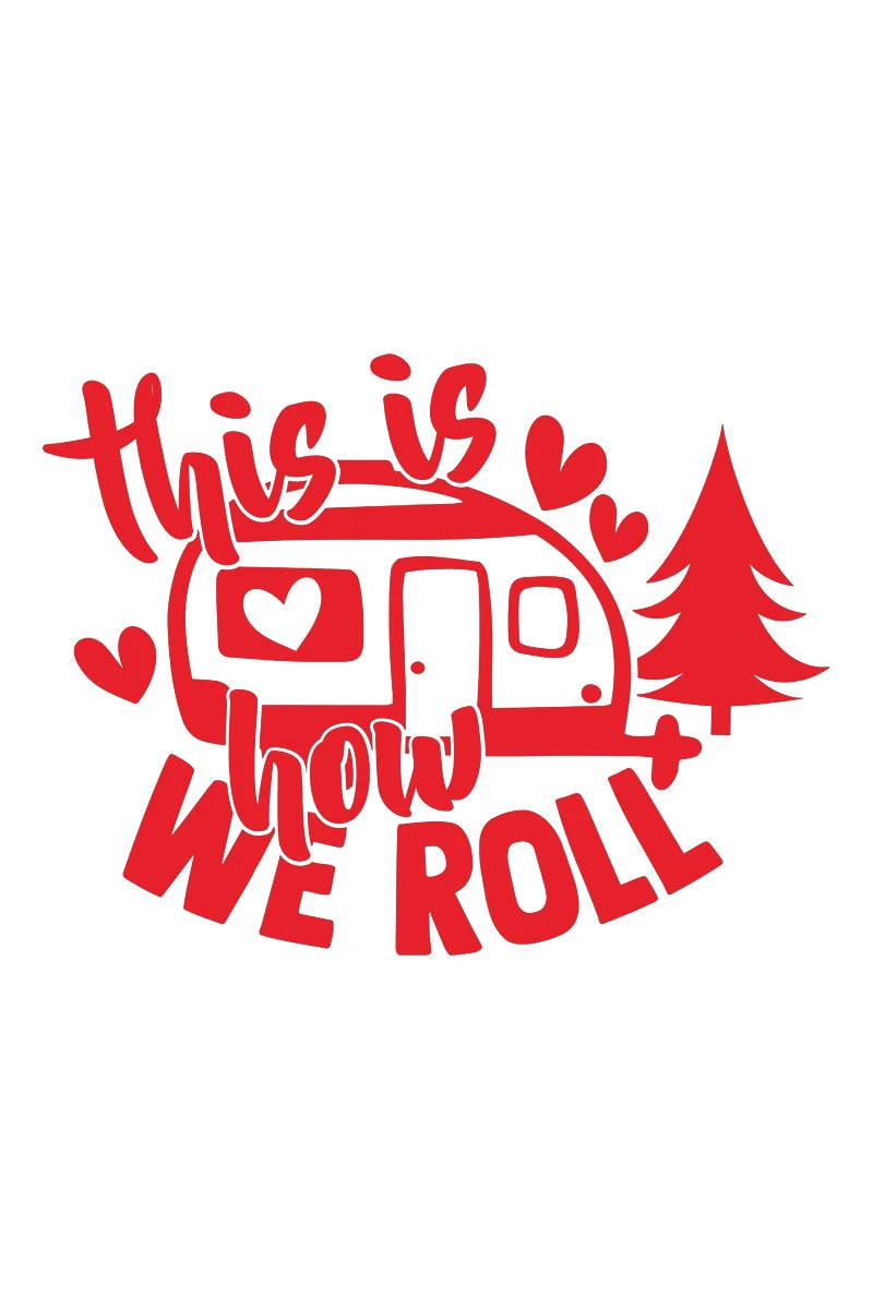 Camp Life Vinyl Decal Bundle | Camper Door Window Sticker for Laptop Water Bottle alternate view