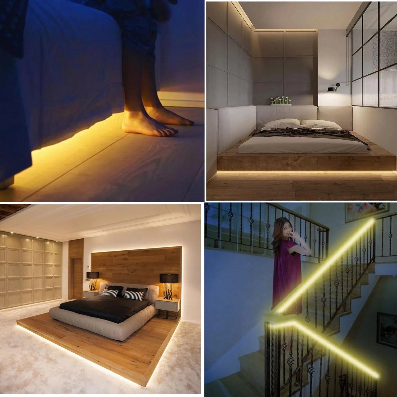 USB Motion Sensor LED Strip Light | Hand Wave Control for TV Kitchen lifestyle view