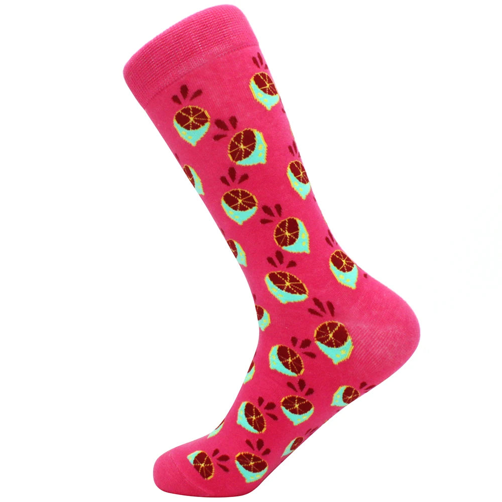 Sock Combed Cotton Funny Men's Big Size Crew Harajuku Hip Hop Thick Long Socks close-up view