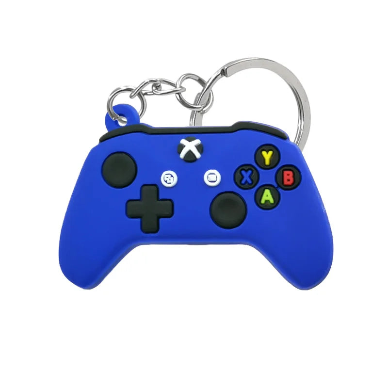 1PCS PVC new style Game Machine Keychain & Keyring Cute Gamepad Joystick Key Chain Keych detail view
