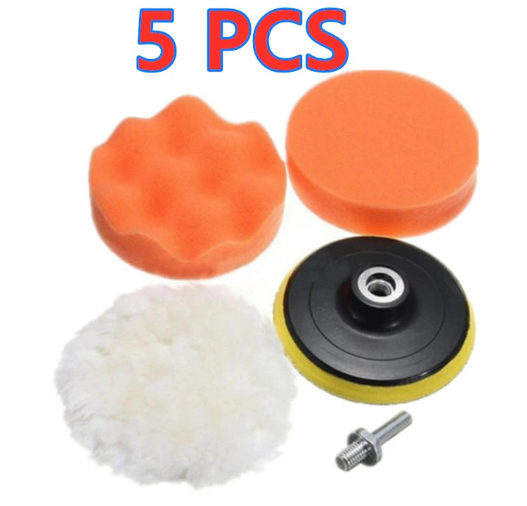 Car Polishing Sponge Pads Kit Foam Pad Buffer Kit Polishing Machine Wax Pads for Auto alternate view