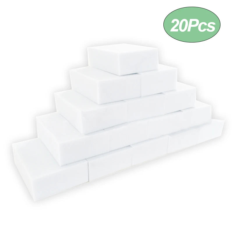 10/20/50/100Pcs Melamine Sponge Magic Sponge Eraser Cleaner Cleaning Sponges lifestyle view