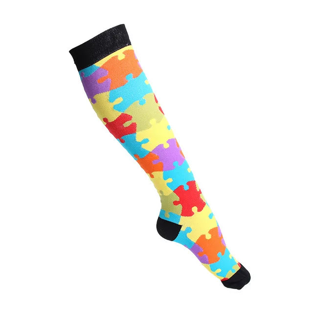 58 Styles Compression Socks Women Medical Nursing Stockings 20-30mmHg Edema Diabetes Varicose Veins Running Compression Socks