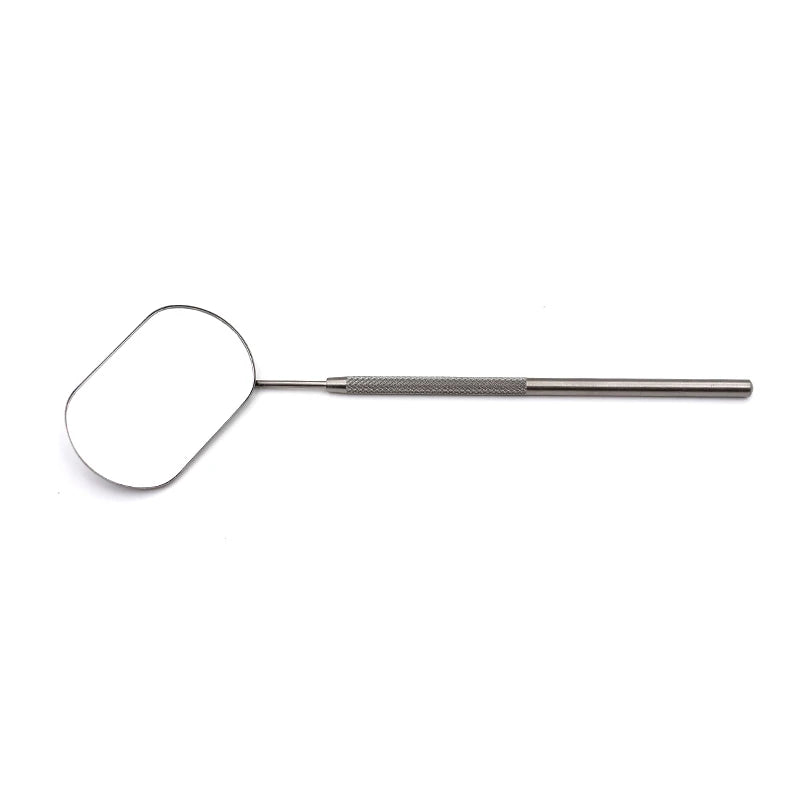 Stainless Steel Oval Lash Mirror | Portable Eyelash Extension Tool alternate view