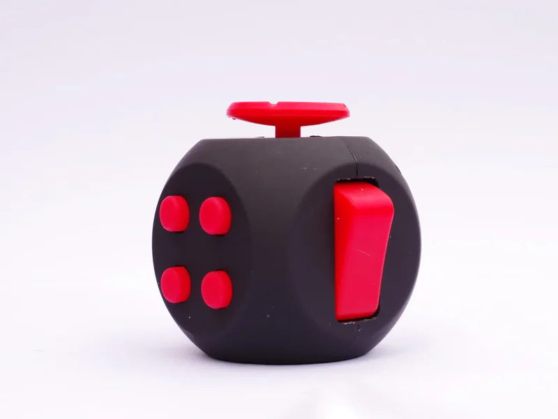 12 Sides Fidget Cube | Anti Stress Sensory Toy for Focus and Calm close-up view