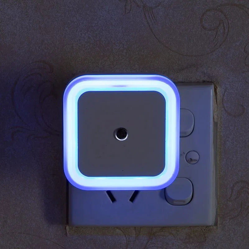 Wireless Sensor LED Night Light | Mini Square Plug-in Lamp for Baby, Kids, Living Roo alternate view