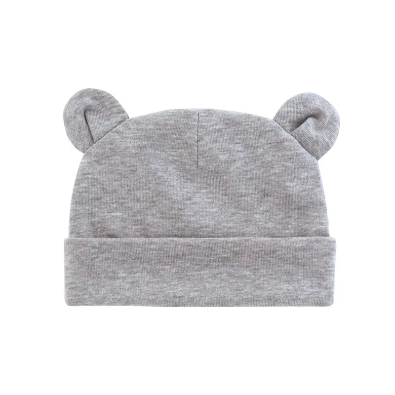 Soft Cotton Newborn Beanie Hat | Unisex Baby Cap for 0-12 Months additional angle
