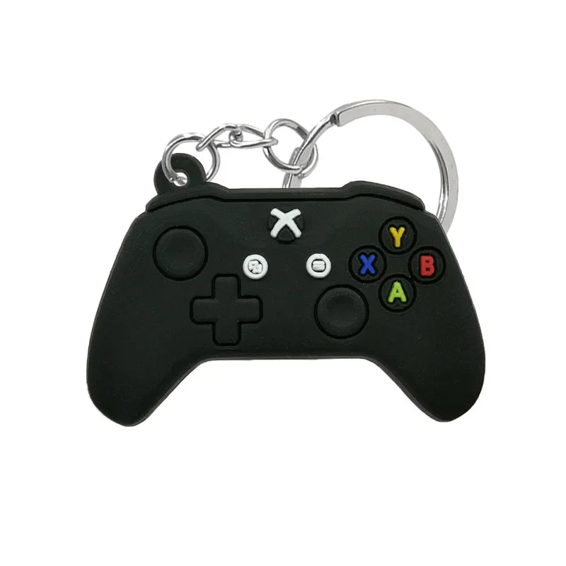 1PCS PVC new style Game Machine Keychain & Keyring Cute Gamepad Joystick Key Chain Ke lifestyle view