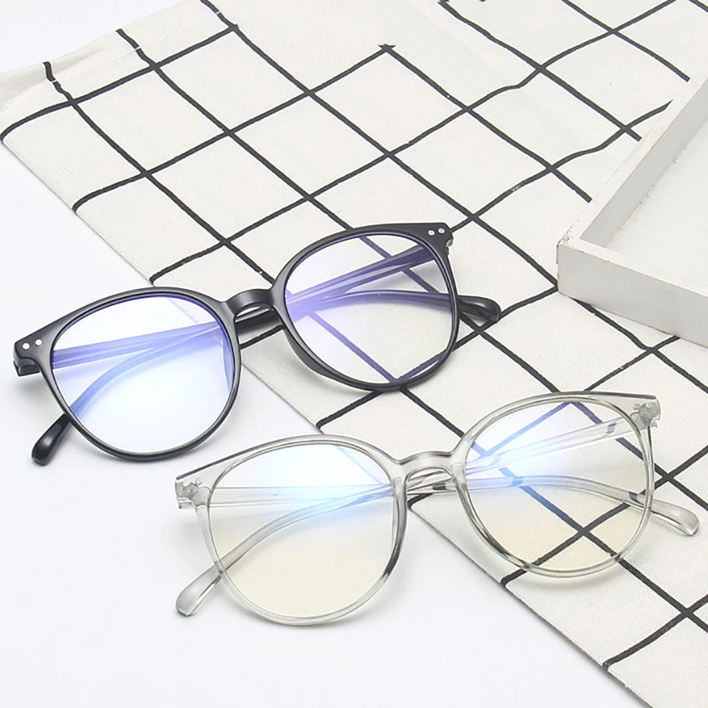 VIVIBEE Blue Light Blocking Glasses | Oversized Round Computer Eyewear for Women an additional angle