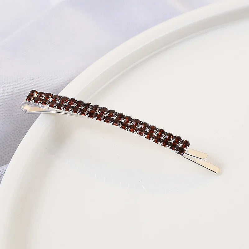 2020 New Elegant Rhinestone Hairpins Women Girls Hair Clips Pin Accessories Hair Ornaments Hairclip Hairgrip Barrettes Headdress
