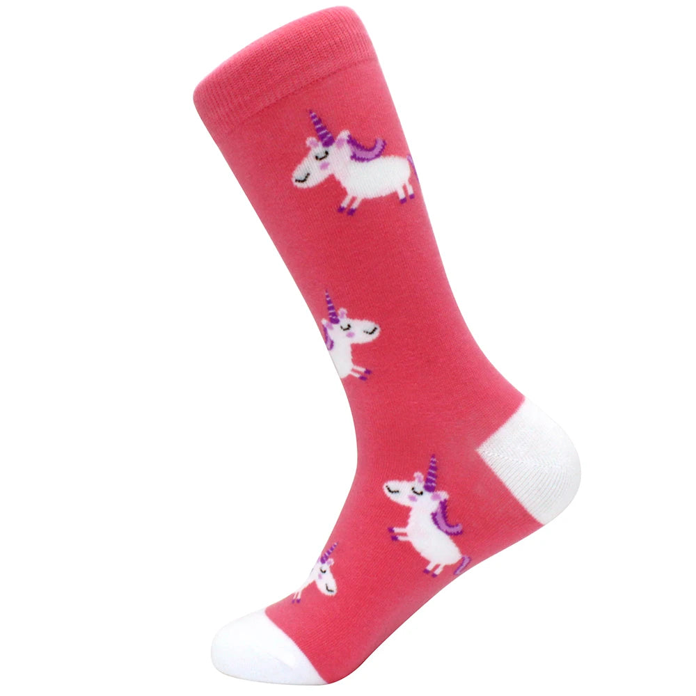 Sock Combed Cotton Funny Men's Big Size Crew Harajuku Hip Hop Thick Long Socks lifestyle view