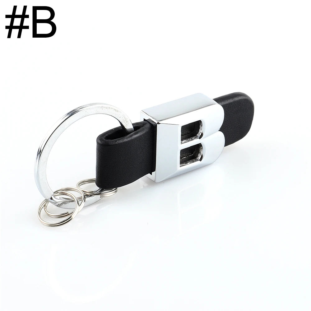 DSYCAR 3D Car Key Chain Metal Letter Leather Strap Keychain | Premium Key Ring for Me lifestyle view