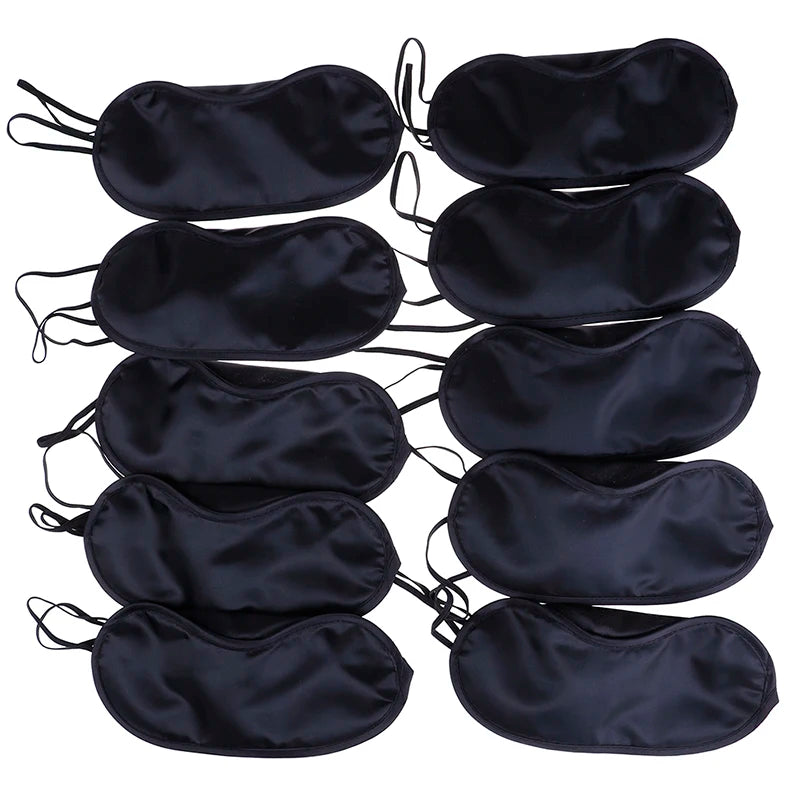 10 Pcs Comfortable Sleep Eye Mask | Light Blocking Blindfold for Travel & Night Sleep lifestyle view