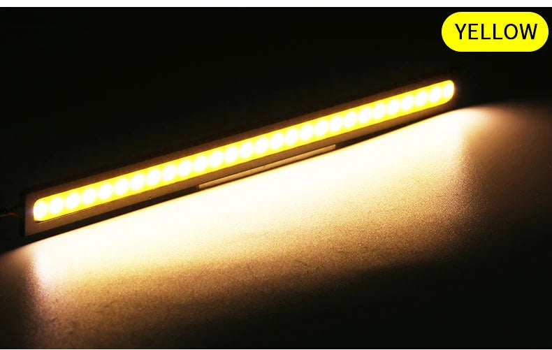 4x Universal Vehicle LED Strip 17CM COB Car DRL Daytime Running Light | Waterproof 12V S detail view