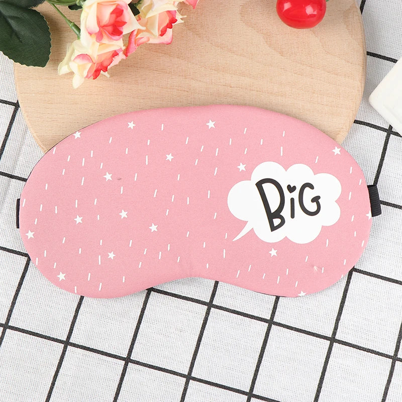 Sleep Mask Eye Cover | Cartoon Travel Sleep Aid detail view