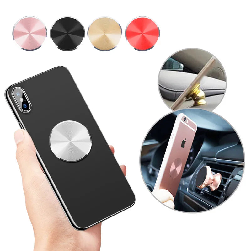 New iphone Sticker Metal Plate disk iron sheet Magnet Mobile Phone Holder accessories alternate view