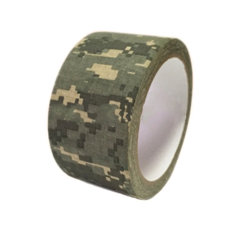 5M Outdoor Camouflage Tape WRAP Hunting Waterproof Self Adhesive Camo Tape Stealth Banda detail view