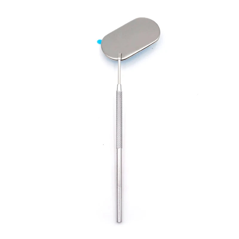 Stainless Steel Oval Lash Mirror | Portable Eyelash Extension Tool alternate view