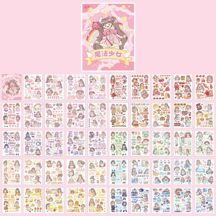 Yoofun Kawaii Colorful Dream Sticker Set | Decorative Stationery for Journaling and S alternate view