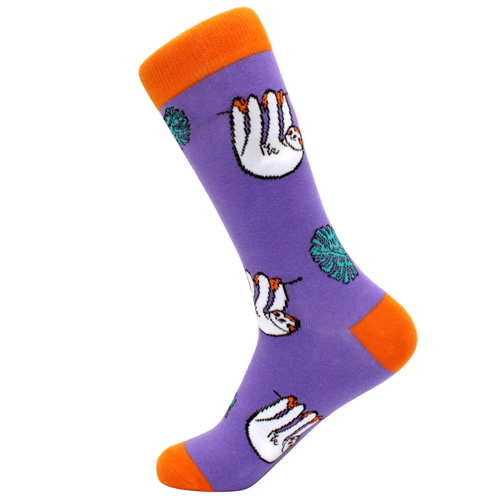 Sock Combed Cotton Funny Men's Big Size Crew Harajuku Hip Hop Thick Long Socks alternate view