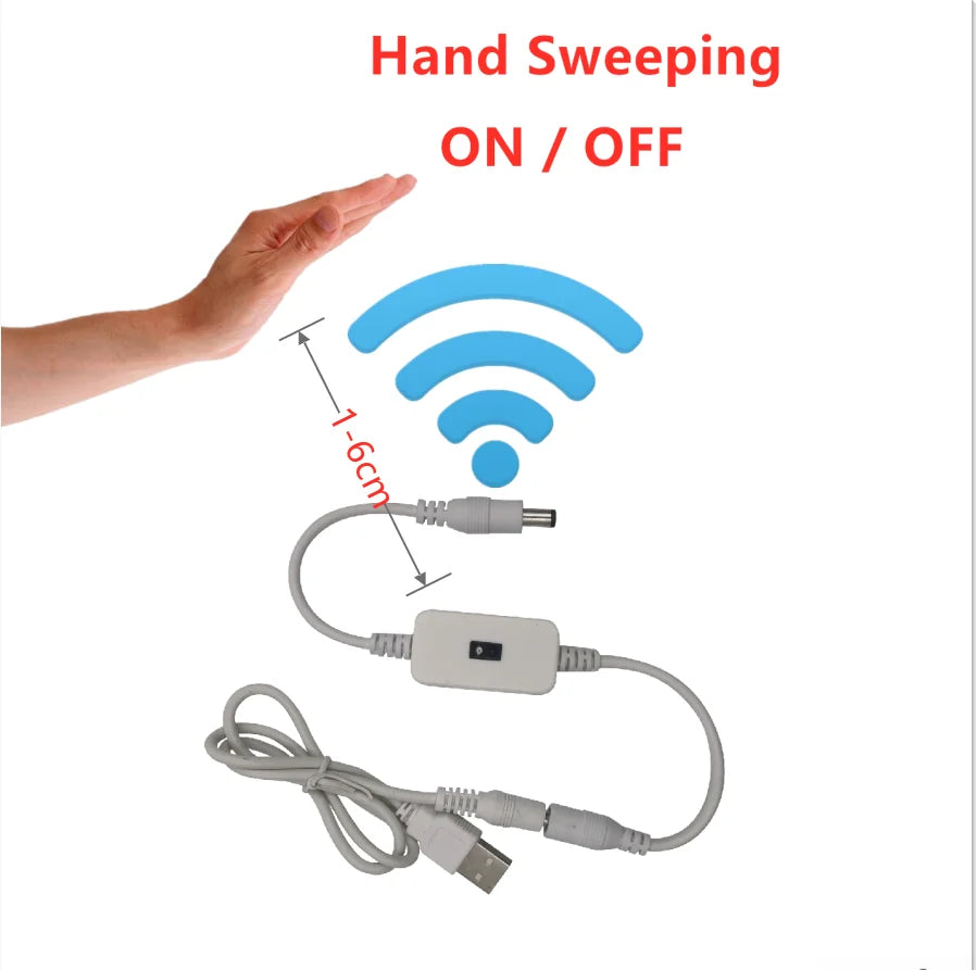 USB Motion Sensor LED Strip Light | Hand Wave Control for TV Kitchen alternate view