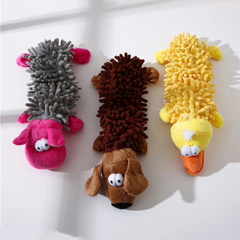 Durable Low Price Pet Dog Plush Toy Animal Shape with Squeaky for Small Dogs Chihuahua Yorkshire Bic